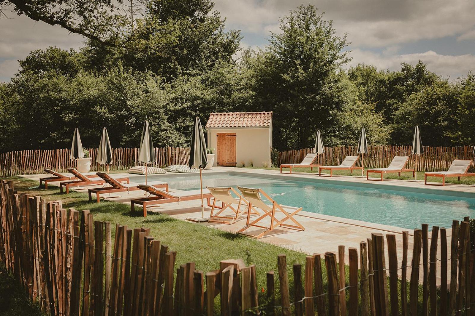 Bed and Breakfast Domaine De Bassibe Ségos Exterior foto